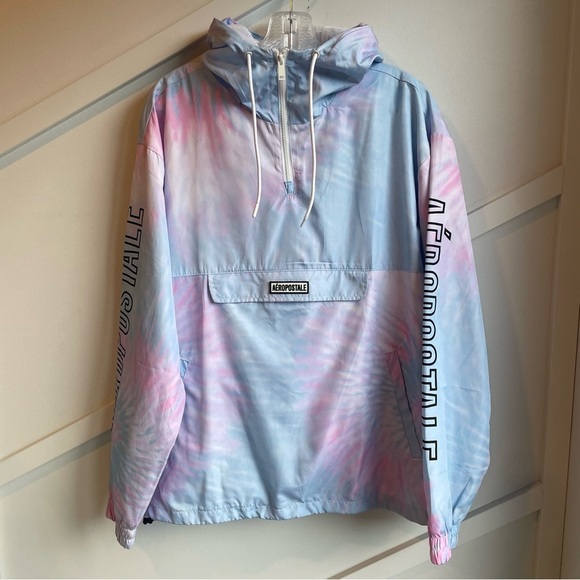 Aeropostaletale Rain Light Jacket Rainbow size M - Picture 1 of 10